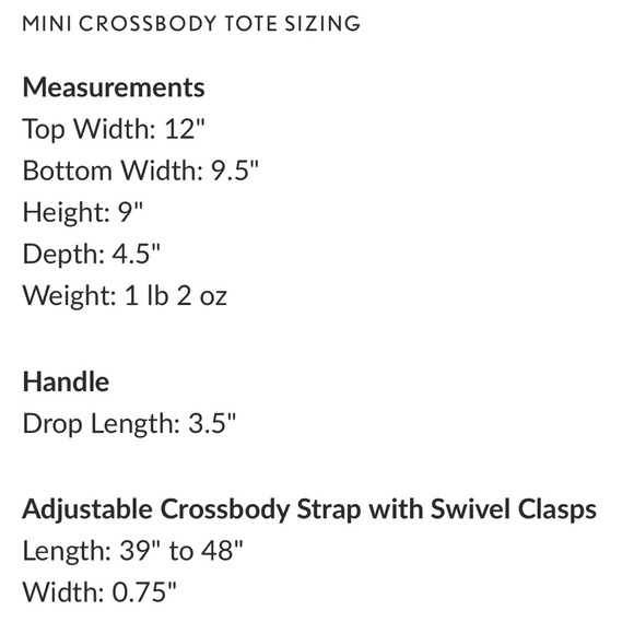 genuine portland leather mini cross body tote - Picture 6 of 6